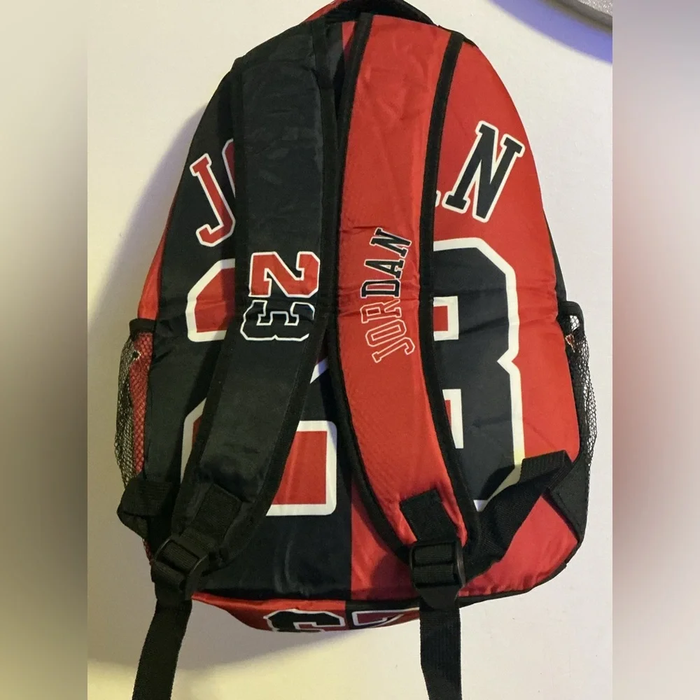 Jordan Backpack in Red and Black